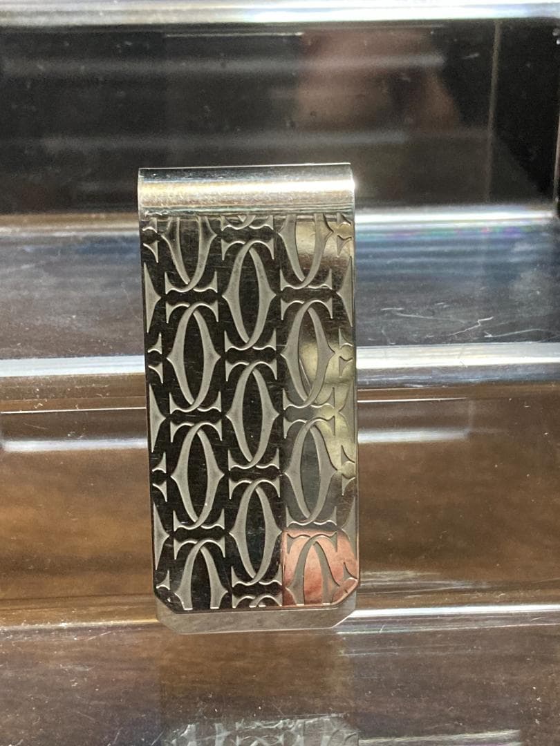 カルティエ Cドゥ 2C デコール マネークリップ ハッピーバースディ