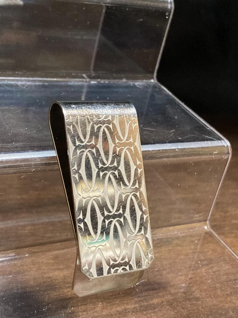 カルティエ Cドゥ 2C デコール マネークリップ ハッピーバースディ