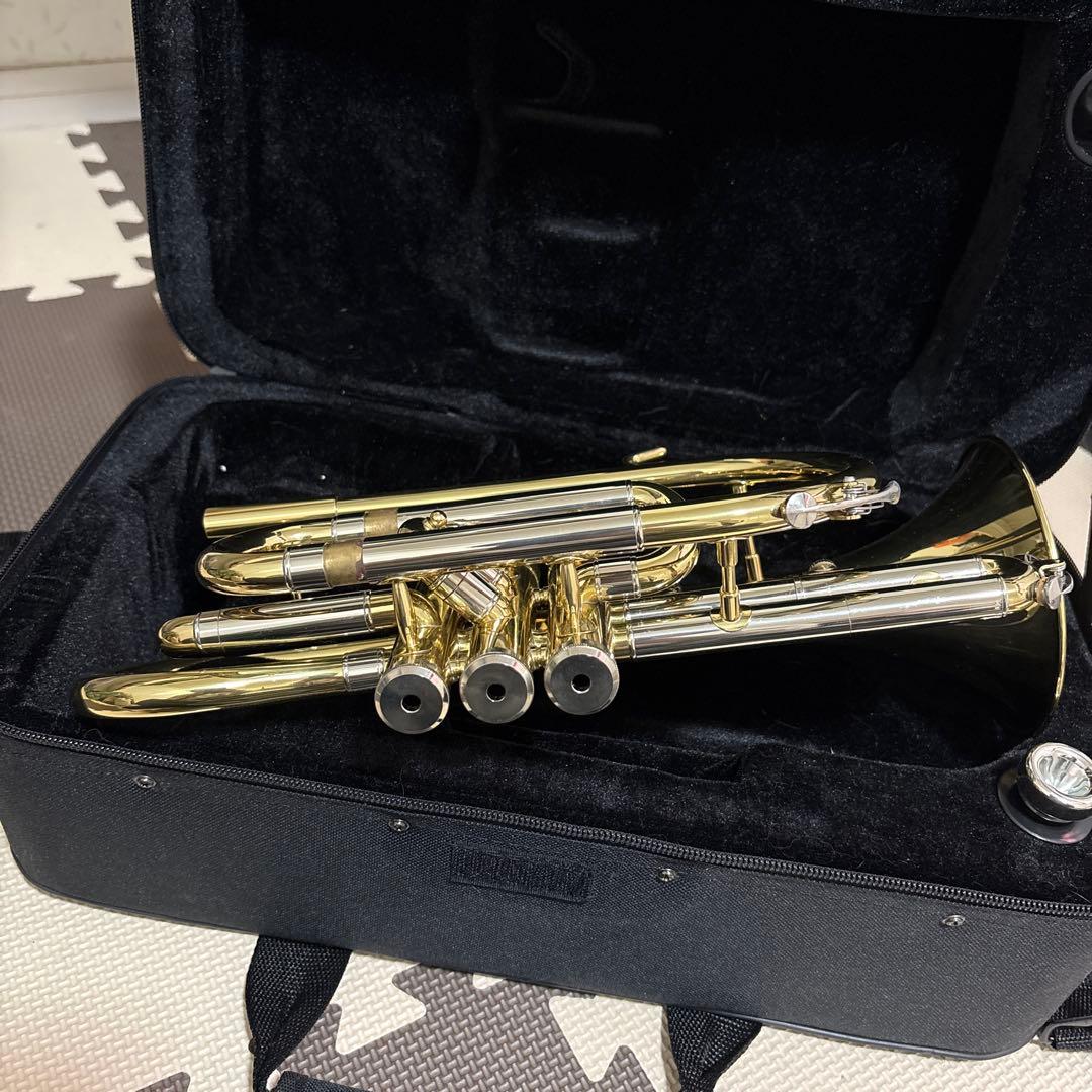 コルネット本体 ゴールド マウスピース付き