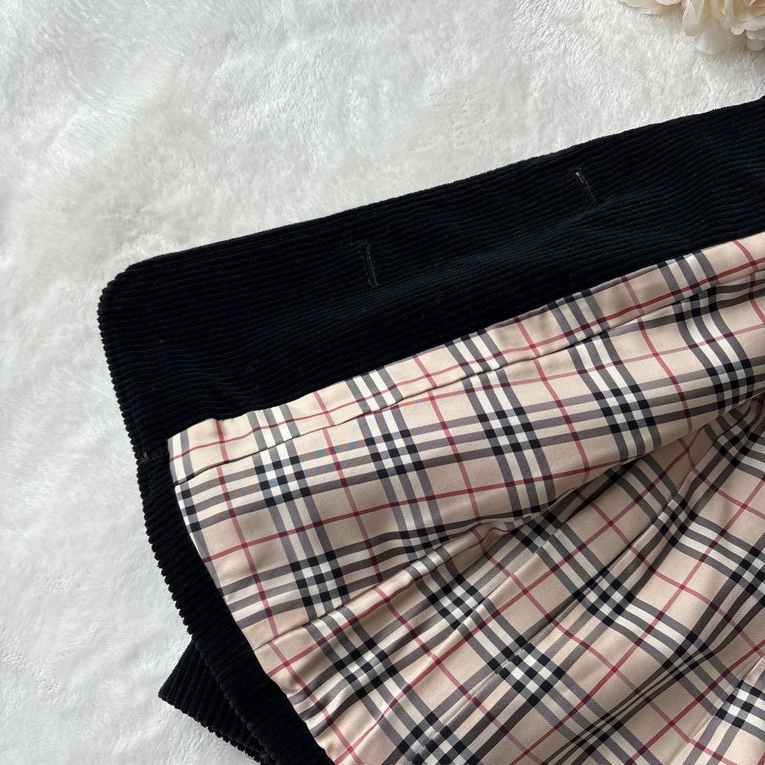 美品✨バーバリーロンドン コーデュロイジャケット チェック 40