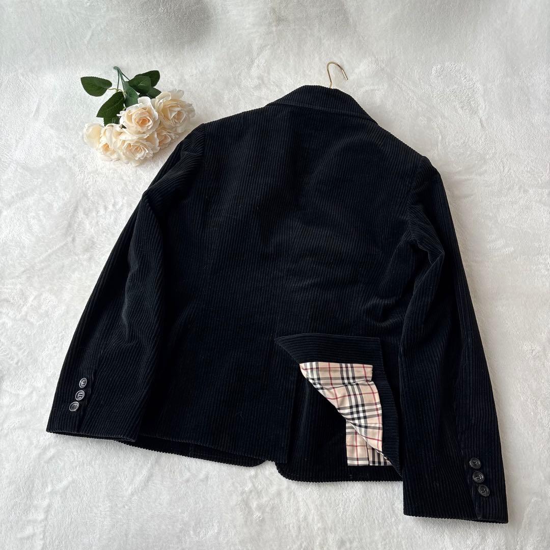 美品✨バーバリーロンドン コーデュロイジャケット チェック 40