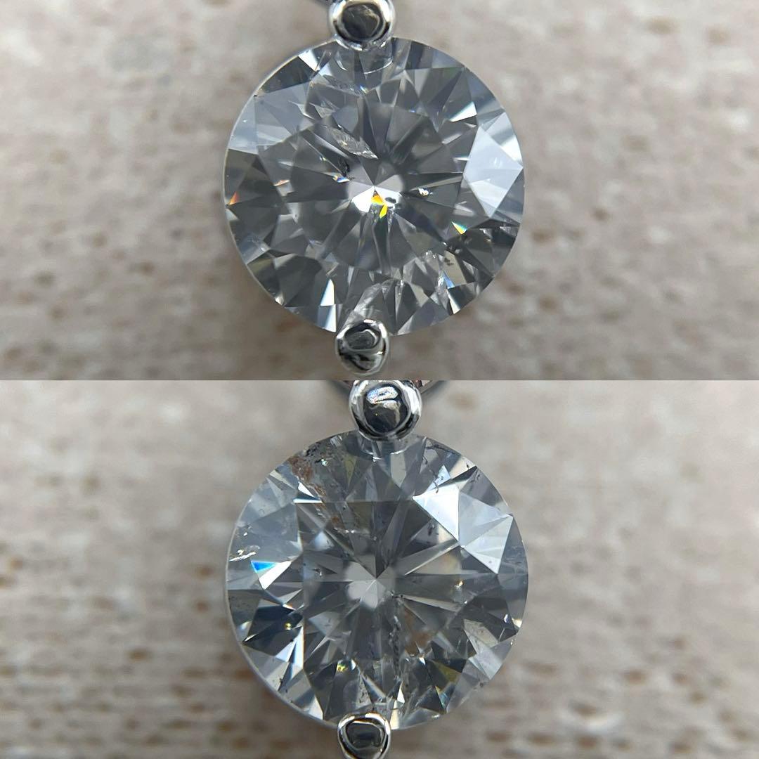 最終交渉可JA14★最高級 ダイヤモンド1.623ct プラチナ ピアス ソ鑑付