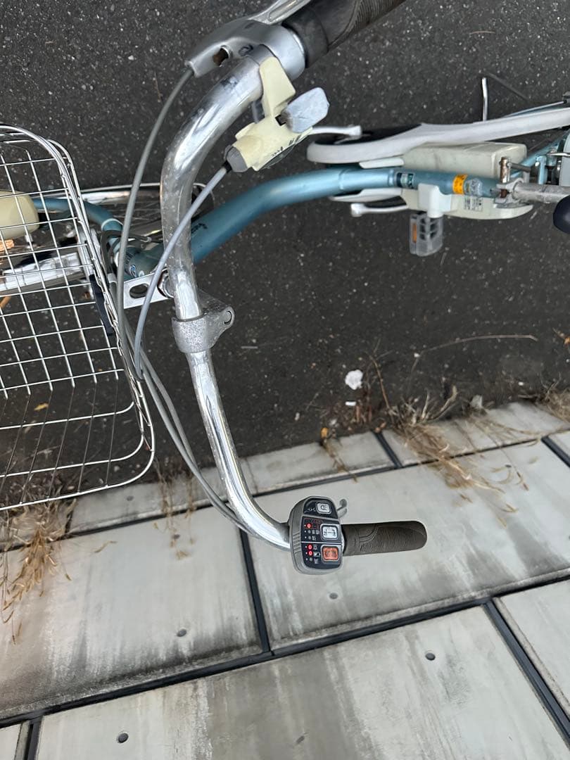 水色 シティタイプ 電動アシスト自転車