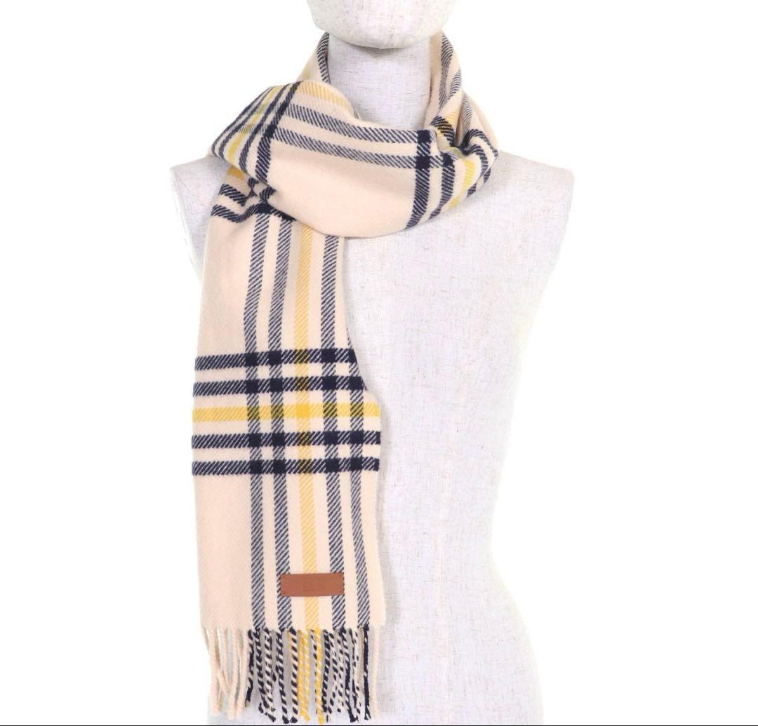 エルメスHERMES カシミヤ100% マフラー