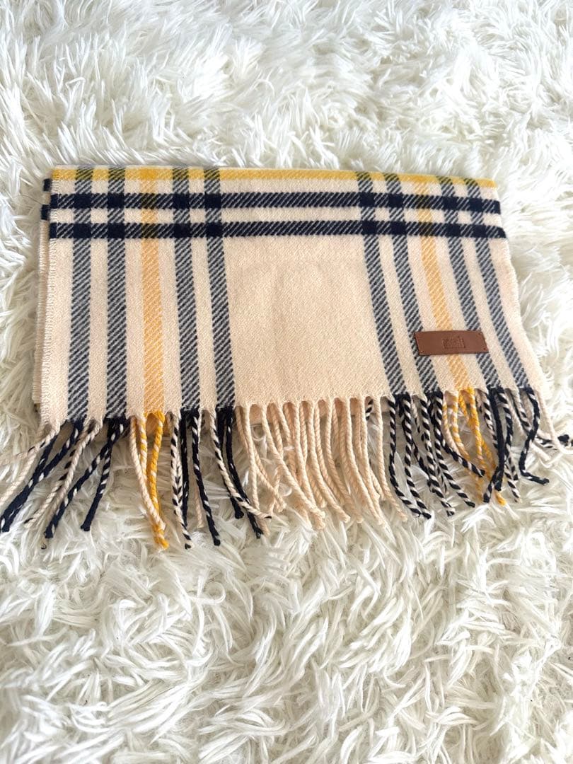 エルメスHERMES カシミヤ100% マフラー