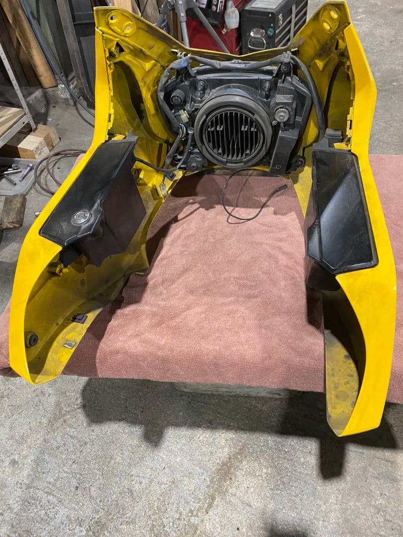 CB400 NC42 フロントカウル純正LEDライト付き