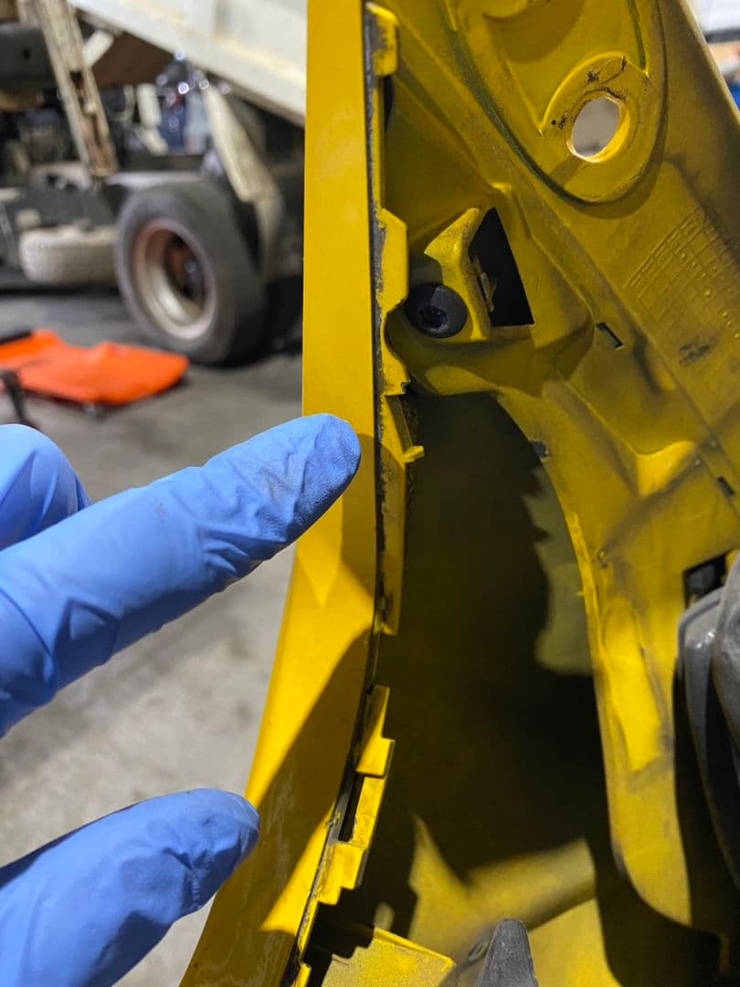 CB400 NC42 フロントカウル純正LEDライト付き