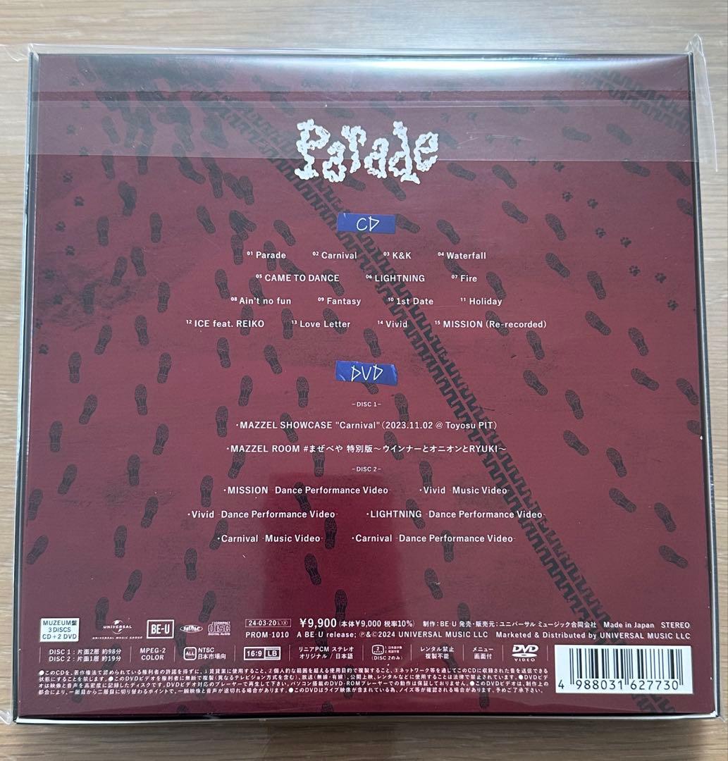 【seven.】MAZZEL / Parade【MUZEUM盤】