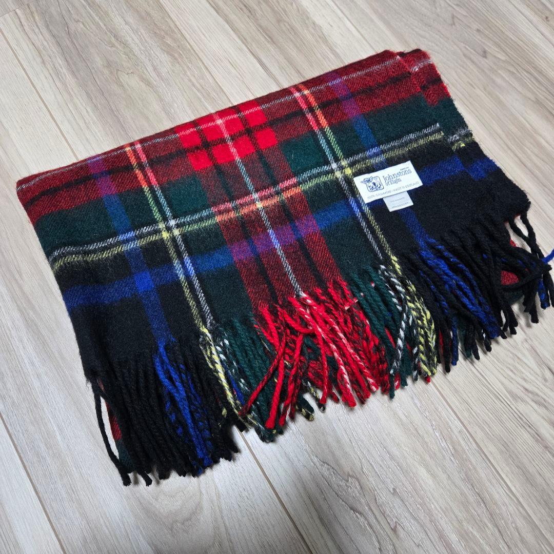 JOHNSTONS OF ELGIN マフラーカシミヤ 大判 ストール