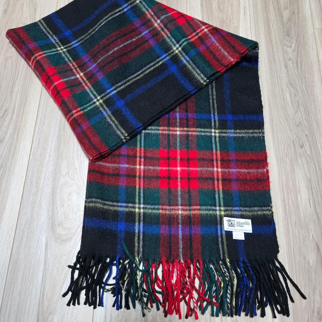 JOHNSTONS OF ELGIN マフラーカシミヤ 大判 ストール