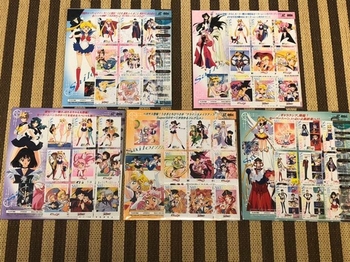 ☆美少女戦士セーラームーン メモリアル☆帯、トレカ付き！☆極美品☆5枚セット♫☆