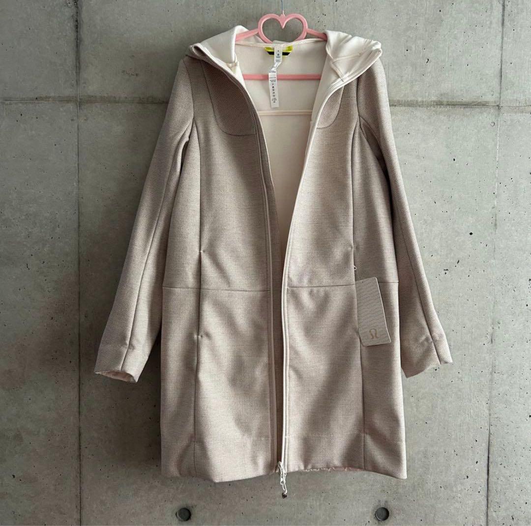★lululemon★ルルレモン ヨガ ジャケット コート ホワイト ヨガウェア