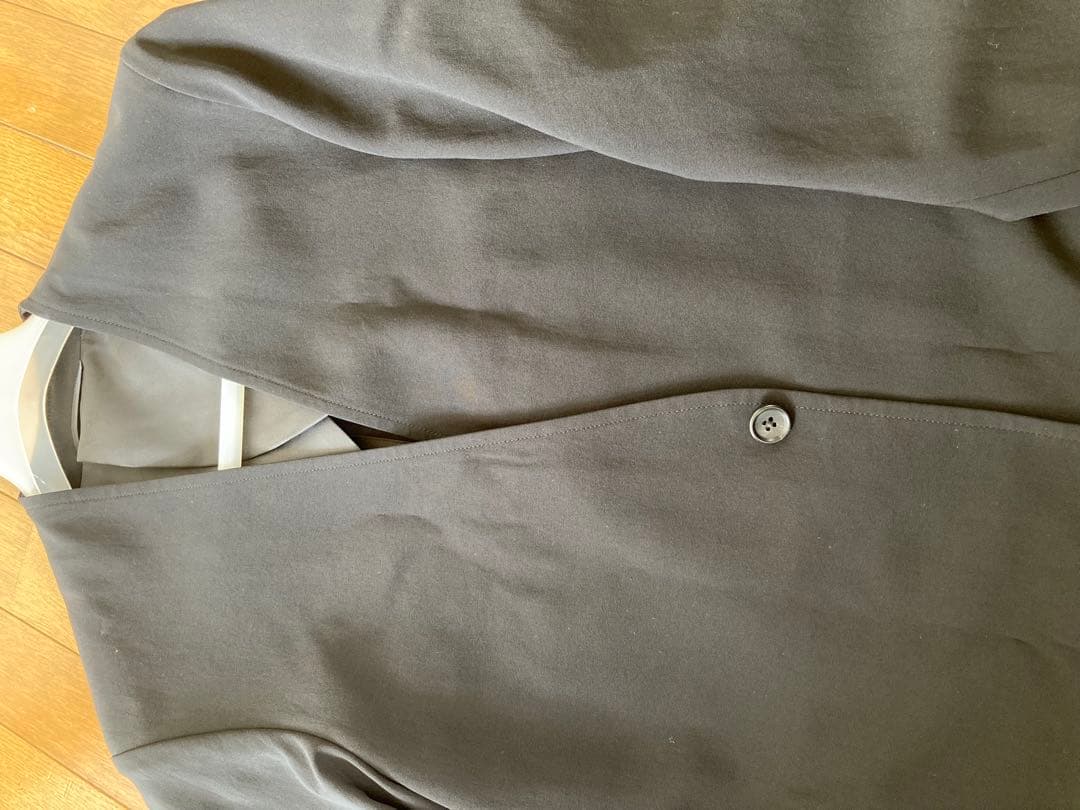 RAINMEKER 21SS ソリビア ノーカラージャケット ブラック M