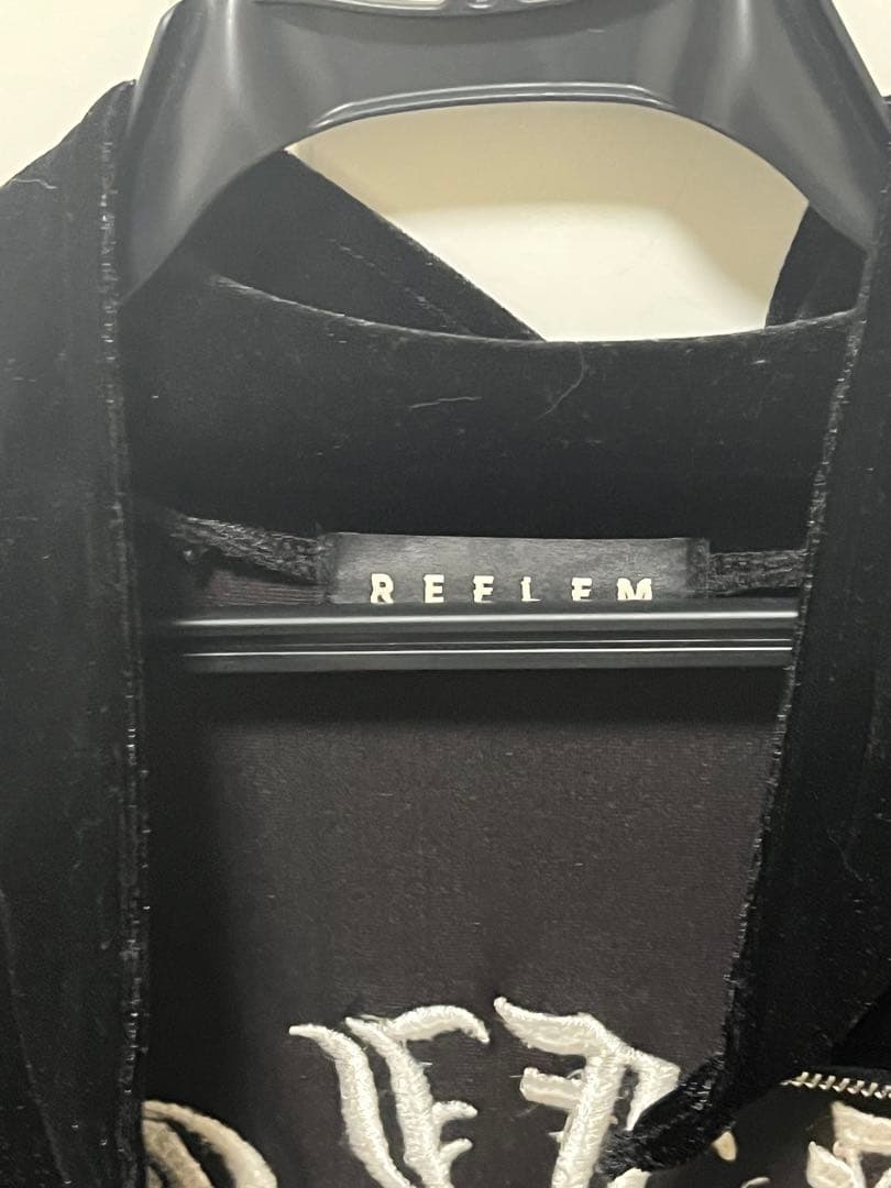 REFLEM レフレム ベロア 十字架 クロス ライン ジャージ セットアップ