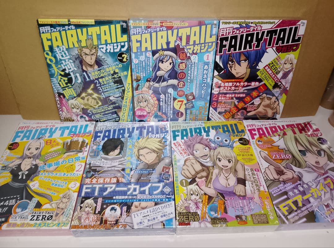 月刊 FAIRLY TAIL マガジン　全１３巻　DVD付ファンブック　真島ヒロ