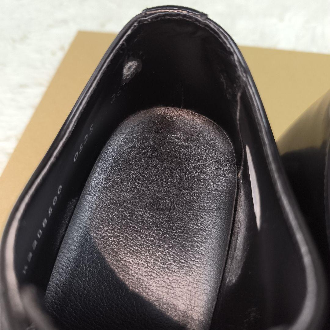 ✨美品✨ リーガル ドレスシューズ 内羽根 ストレートチップ ガラスレザー 黒
