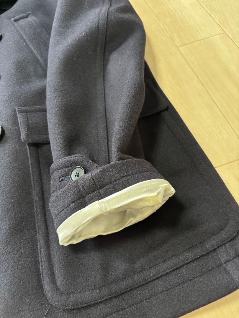 【美品】Paul Smith London ネイビーピーコート　毛100%