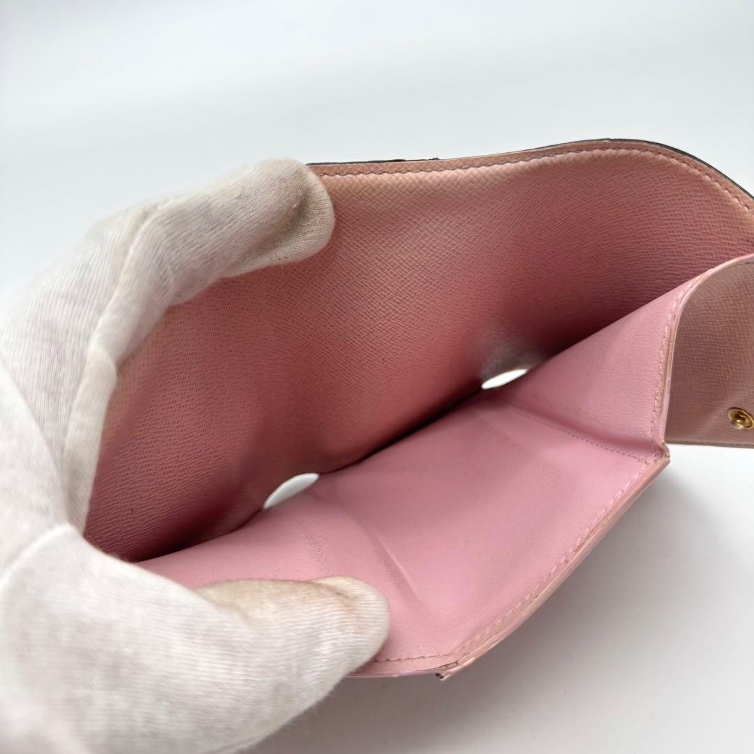 【極美品】ルイヴィトン　ヴィクトリーヌ　ローズバレリーヌ　コンパクト　財布　ミニ