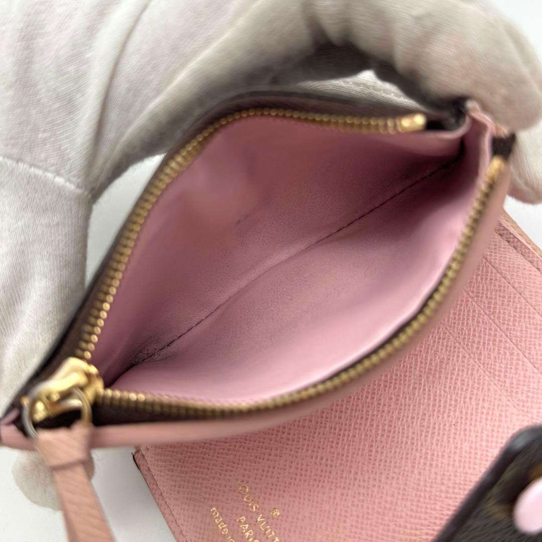 【極美品】ルイヴィトン　ヴィクトリーヌ　ローズバレリーヌ　コンパクト　財布　ミニ