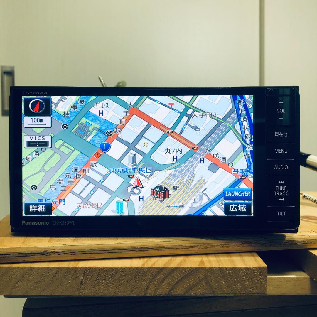 Panasonic CN-R330WD カーナビ 2024年度版地図 付属品付