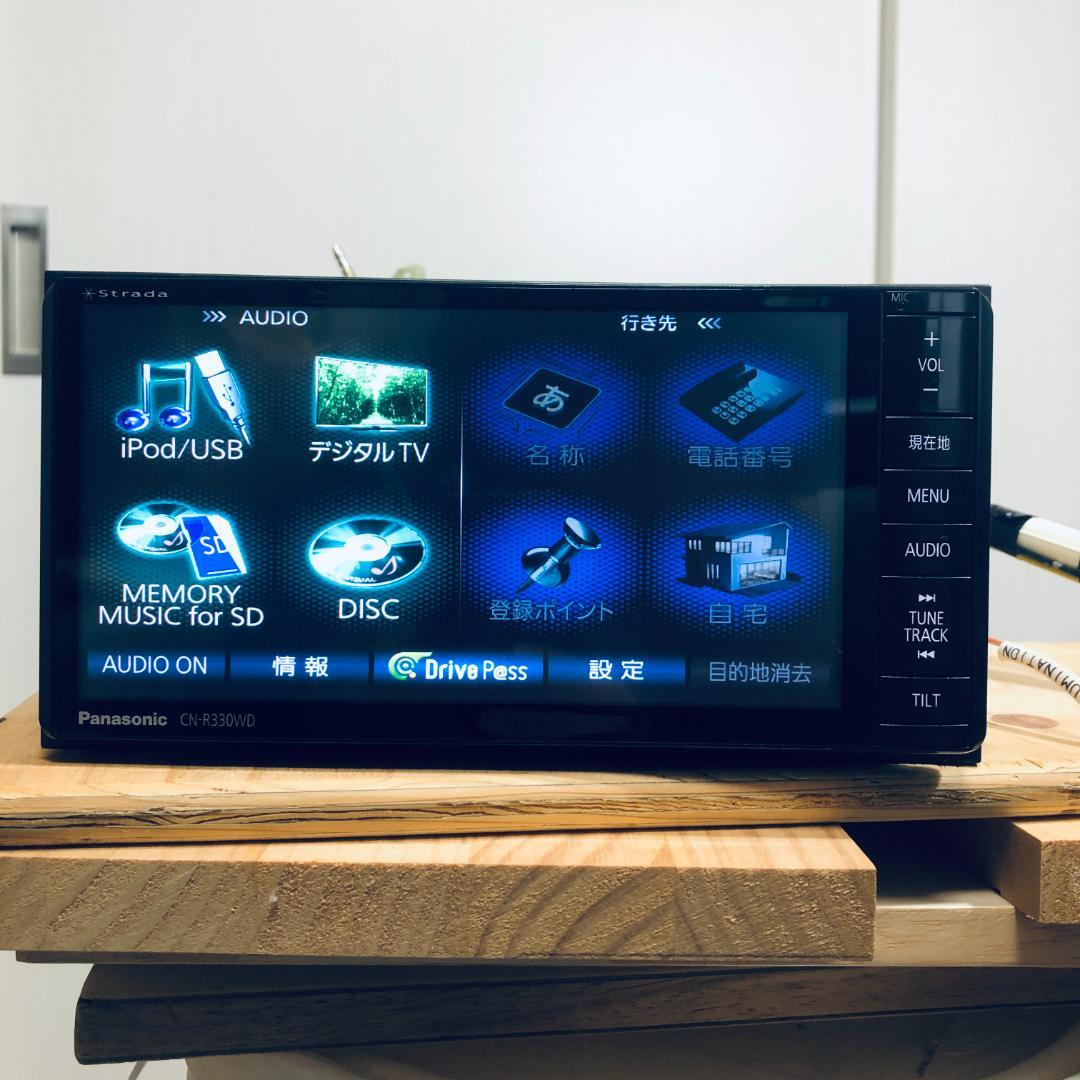 Panasonic CN-R330WD カーナビ 2024年度版地図 付属品付