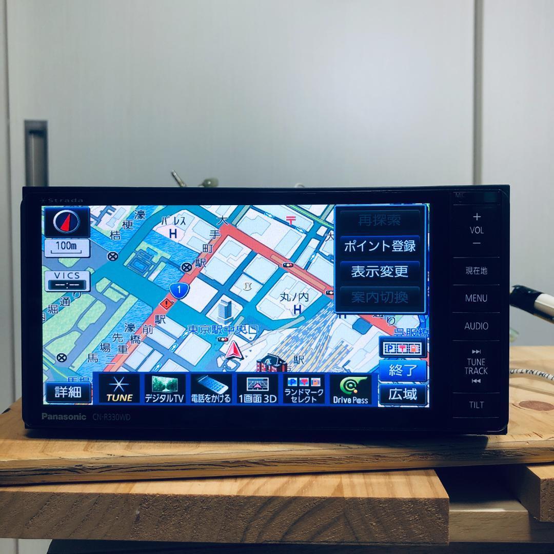 Panasonic CN-R330WD カーナビ 2024年度版地図 付属品付