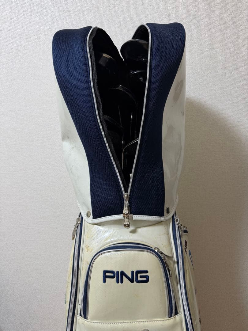 ⭐︎【レア】Mr.Ping キャディバッグ ホワイト
