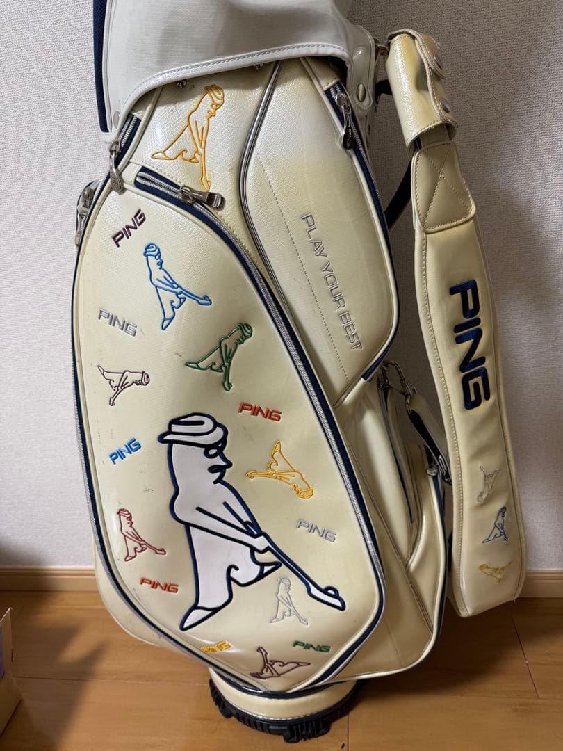 ⭐︎【レア】Mr.Ping キャディバッグ ホワイト
