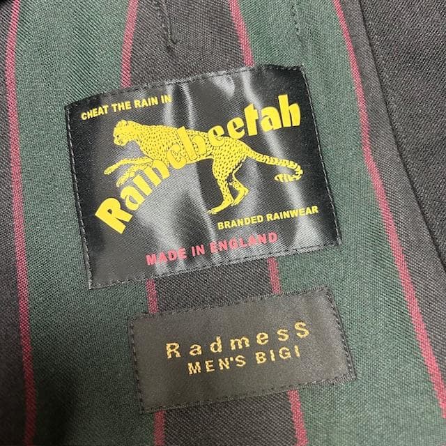 イングランド製 Raincheetah 太ストライプ スクールジャケット M