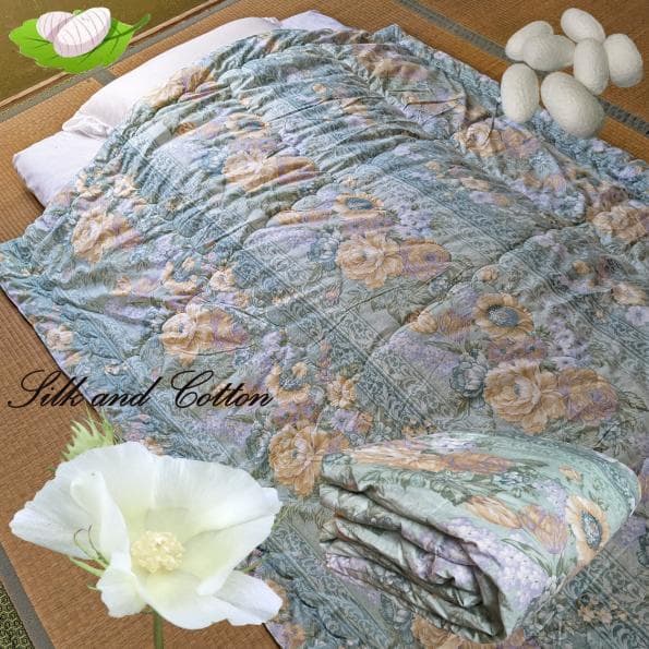 hime様用　真綿ふとん　増量 1kg　 シルク１００％　シングル　3717b