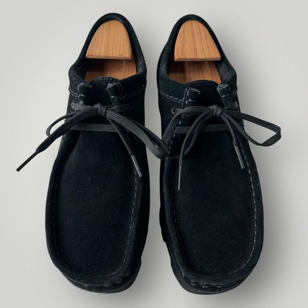 ほぼ新品　クラークス　ワラビー (25.5) ゴアテックス　スエード　ビブラム