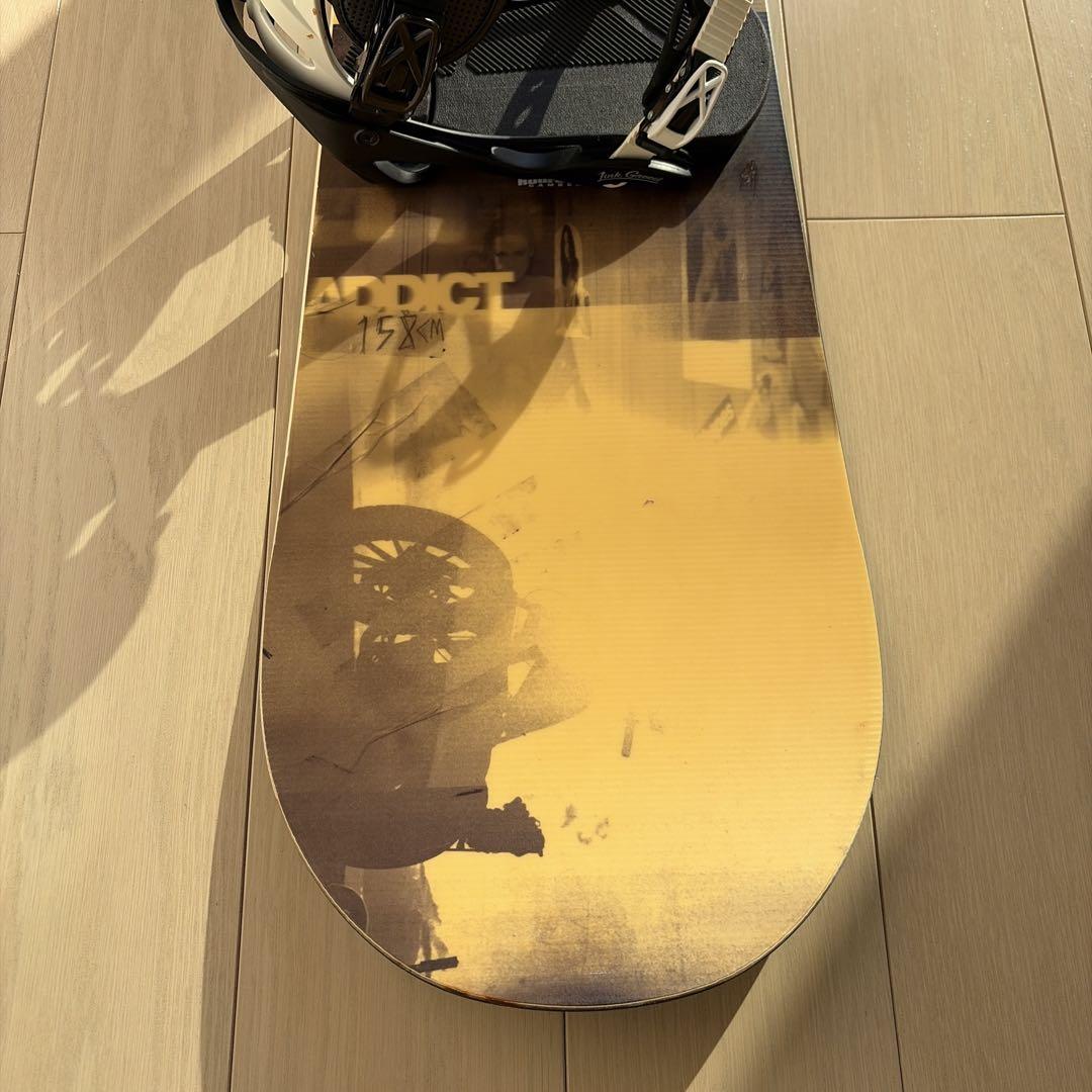 【美品】NITRO ADDICT 158cm LINK GREED バイン付