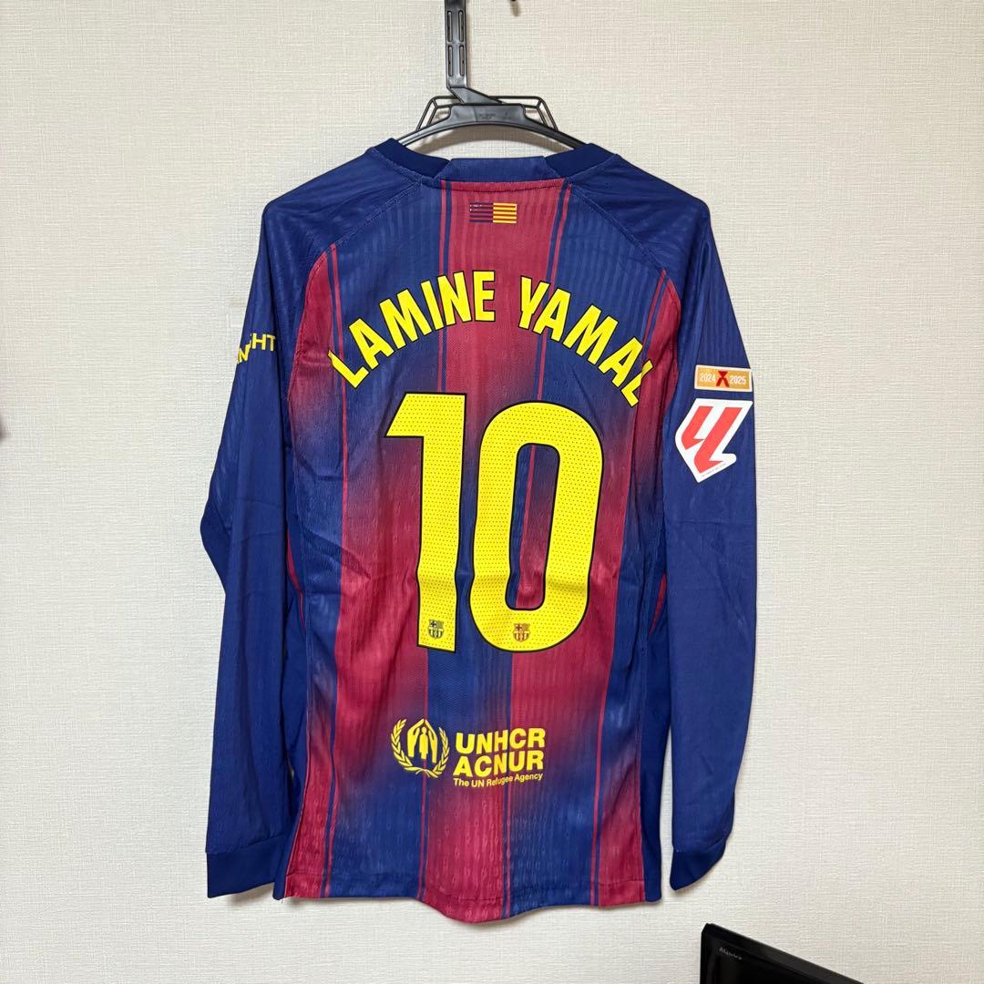 ヤマル ユニフォーム バルセロナ 25-26 ホーム 新品 L サイズ 長袖