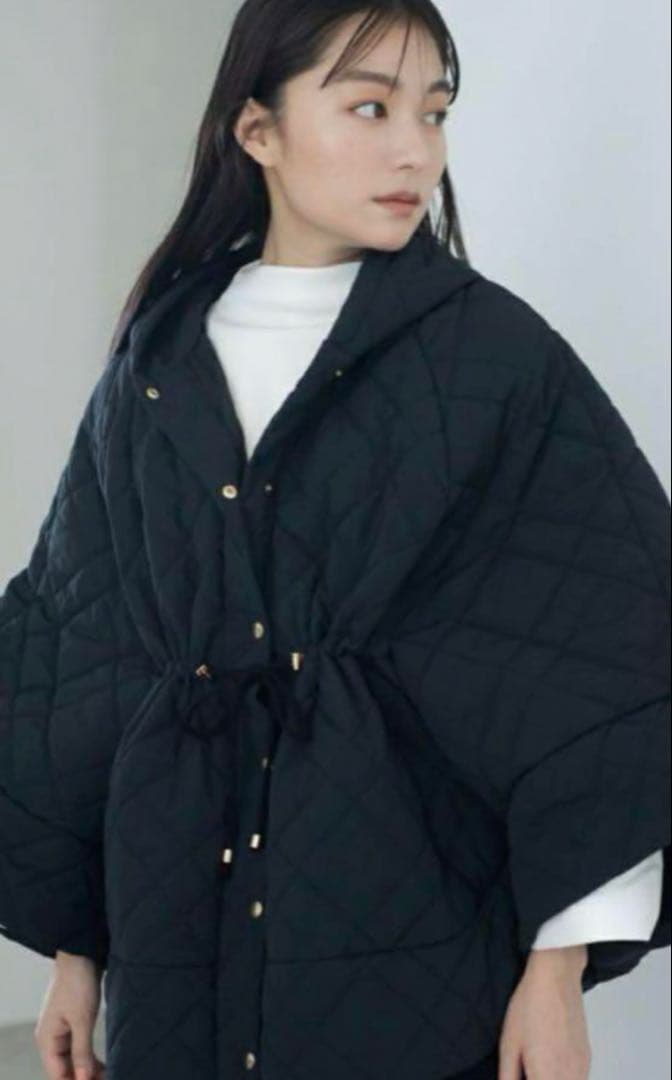 maison de Dolce. メゾンドドルテチェ キルティング ポンチョ