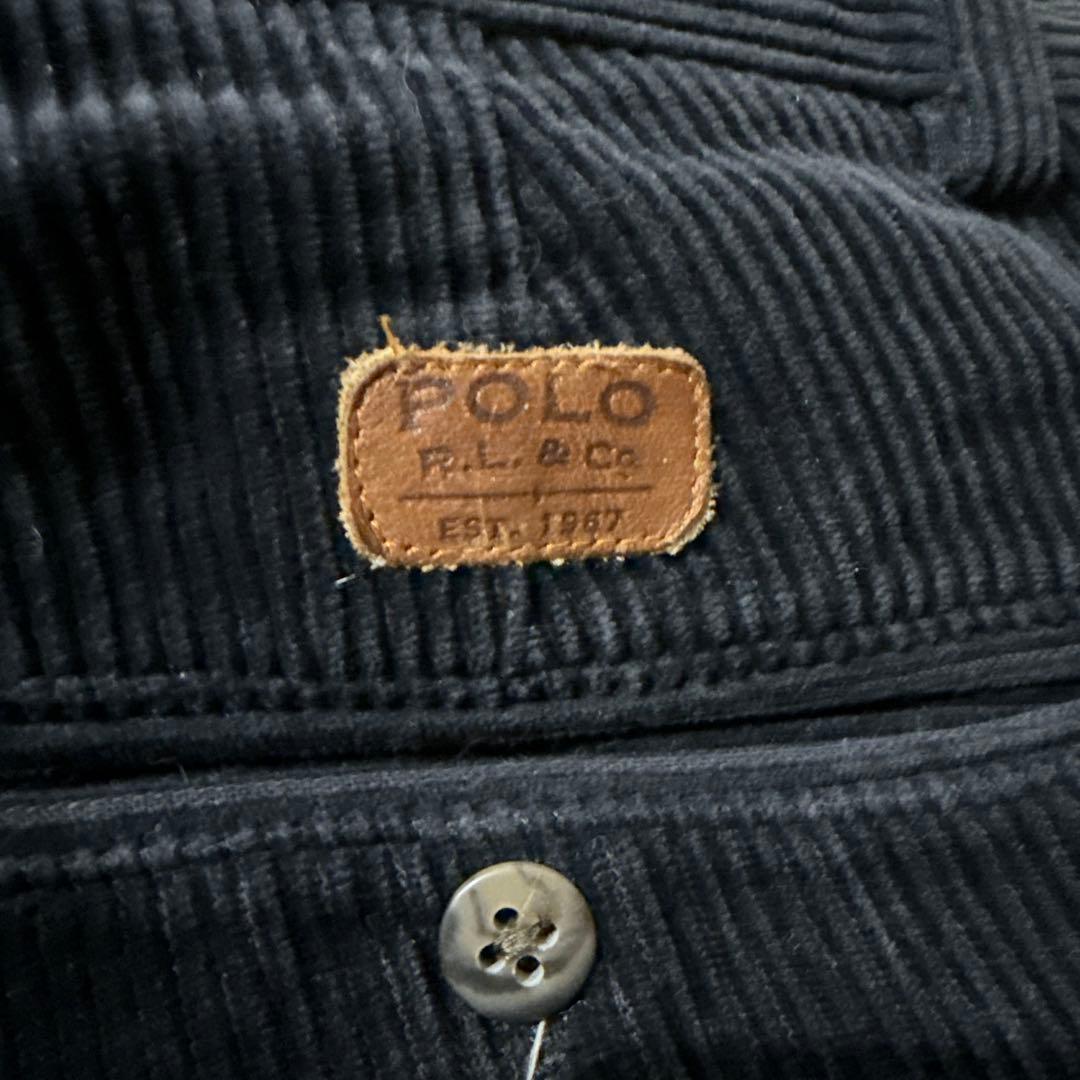 Polo by Ralph Lauren ブラック コーデュロイ パンツ