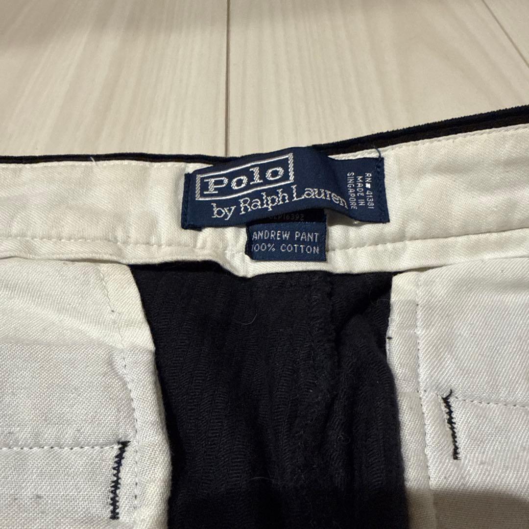 Polo by Ralph Lauren ブラック コーデュロイ パンツ