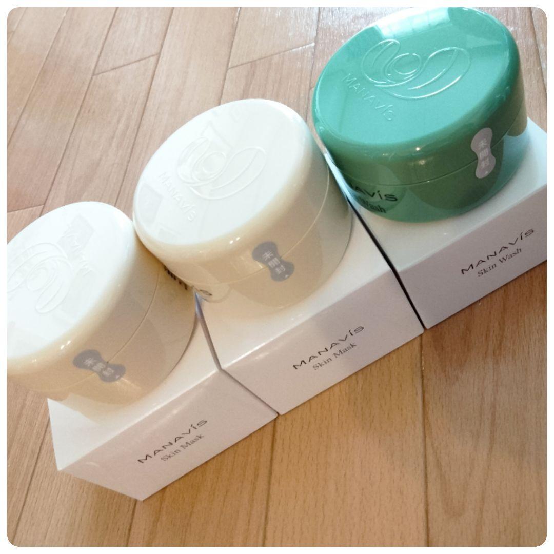 マナビス化粧品　マスク×2、洗顔×1