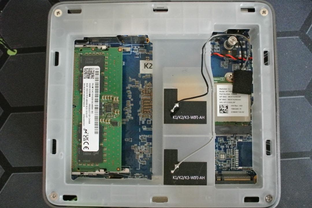 MiniPC NucBox K2（Ryzen7 7735HS,DDR5 8GB）