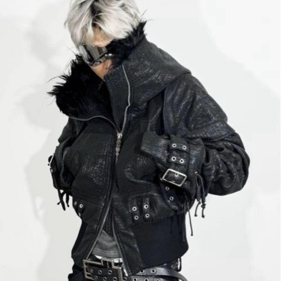 確実正規品　ATANOTHINGNESS 25AW opium レザージャケット