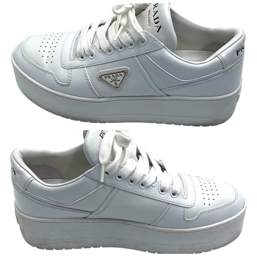 プラダ スニーカー 1E792M ローカット ダウンタウン トライアングルロゴ