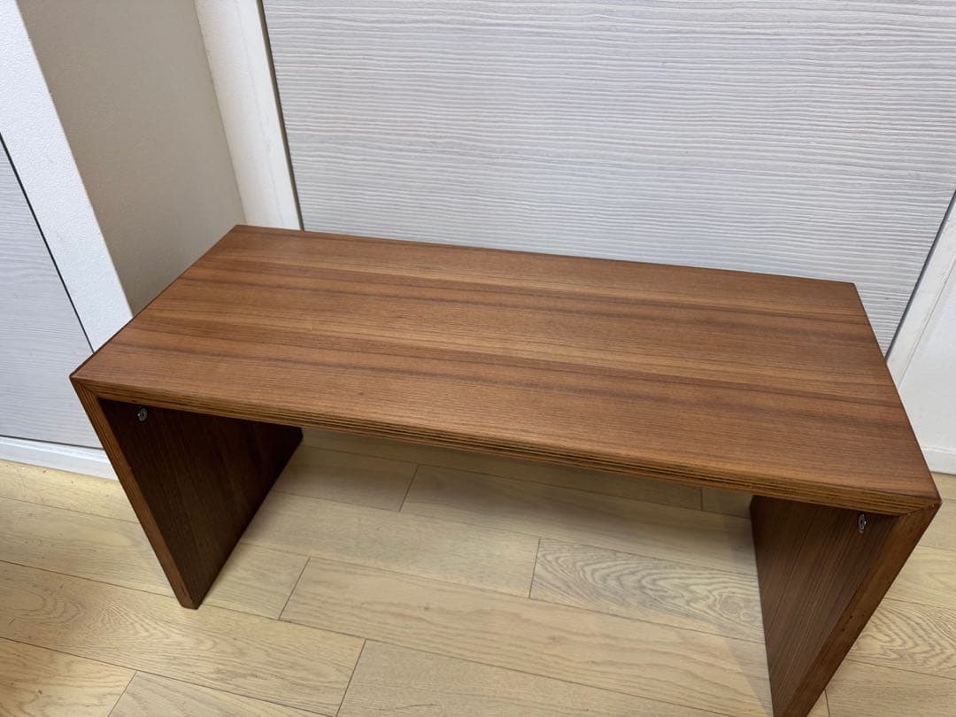 無印良品 コの字の家具 ウォールナット材 70㎝