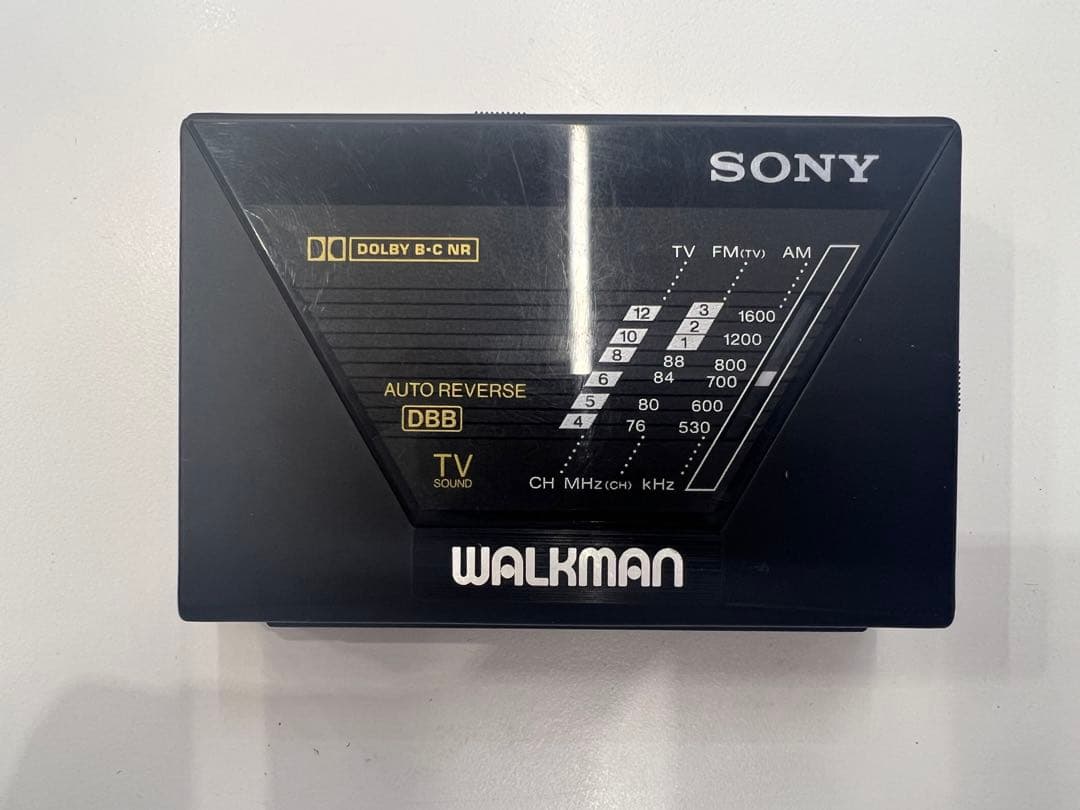 貴重 SONY WALKMAN ソニーウォークマン WM‐F550C 1988年
