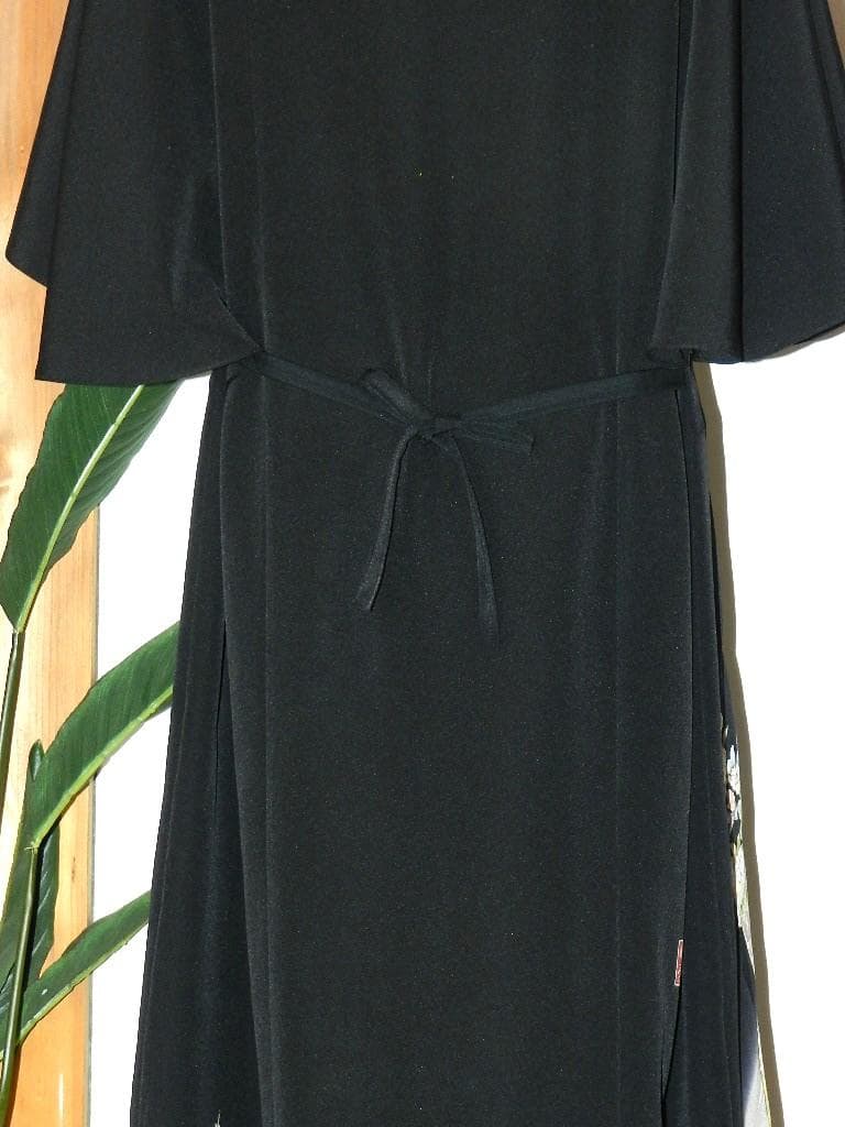 留袖　ワンピース　ドレス　フレアー袖　手書き友禅染　正絹　484　夢ちりめん