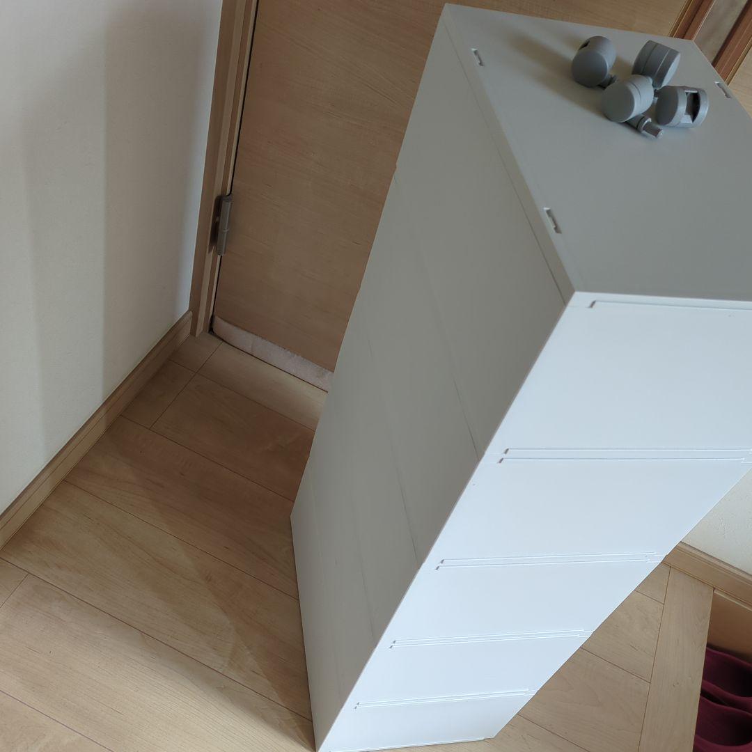 無印良品 ポリプロピレンケース 引出式 （ホワイトグレー） 5個