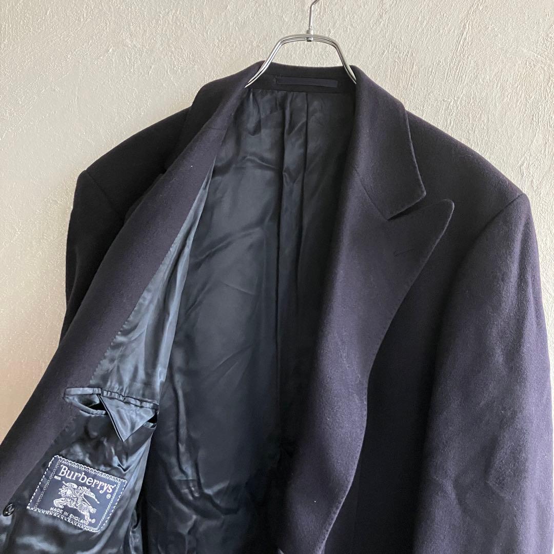 イングランド製 Burberrys カシミヤ ダブル チェスターコート