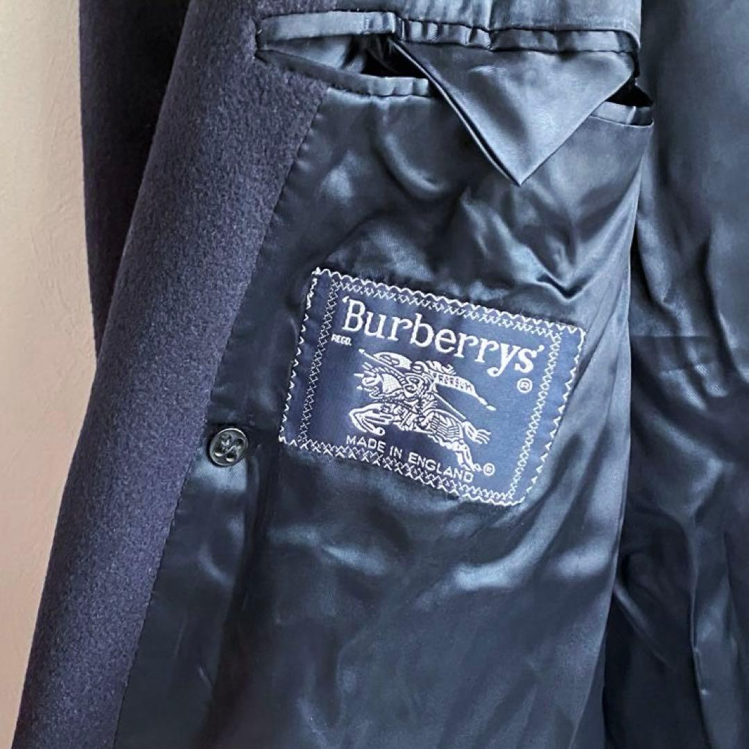イングランド製 Burberrys カシミヤ ダブル チェスターコート