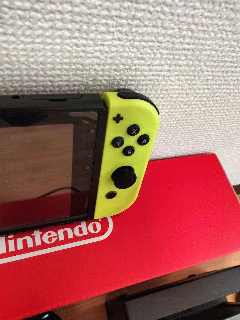 Nintendo Switch ブルー/ネオンイエロー 本体　箱付き