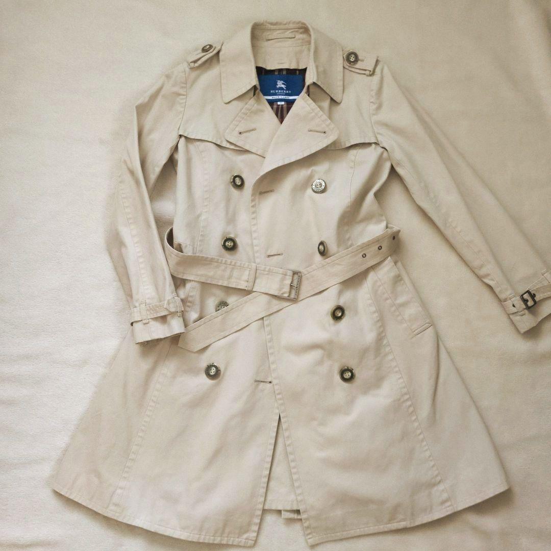 【BURBERRY】トレンチコート　ライナー付き　キナリ　40