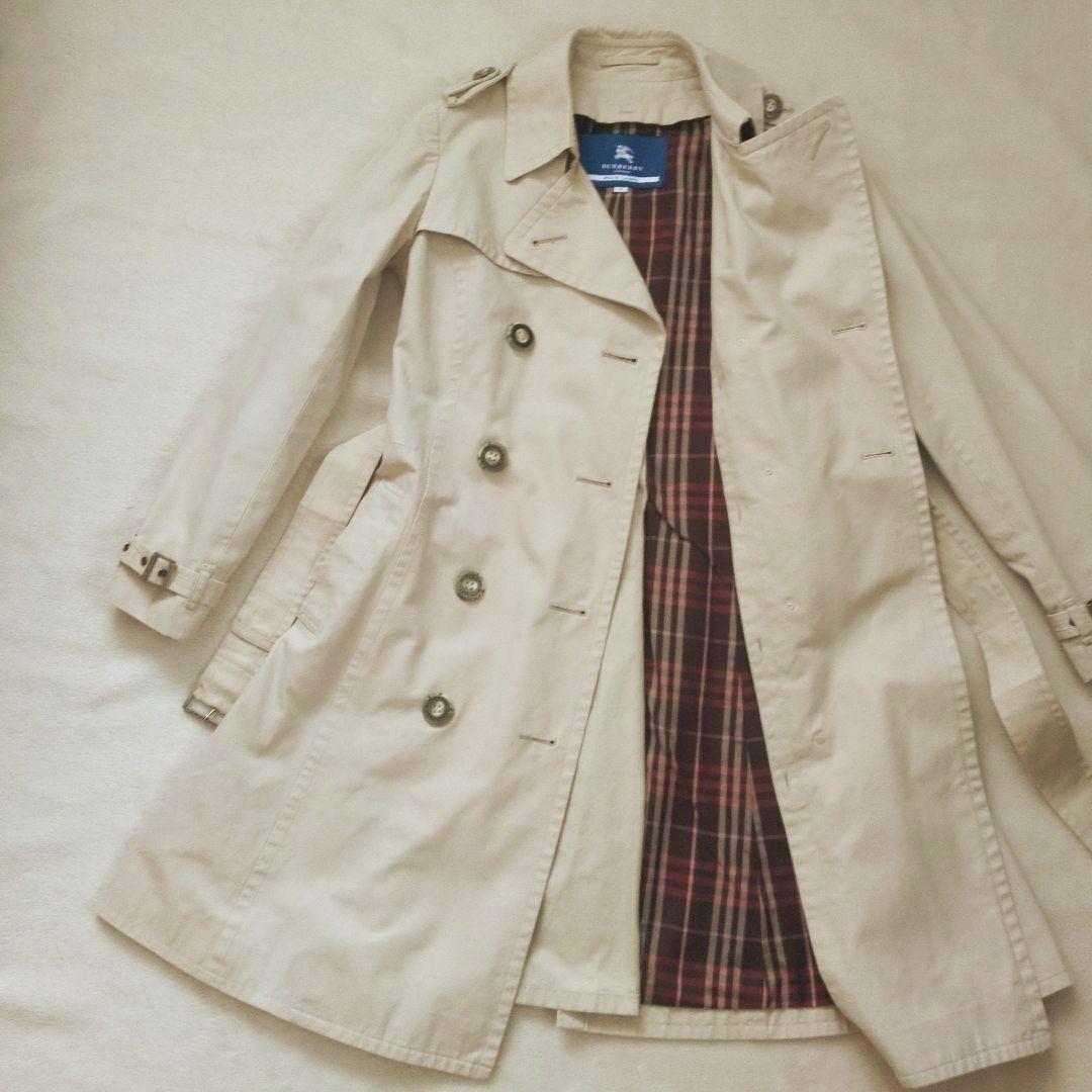 【BURBERRY】トレンチコート　ライナー付き　キナリ　40