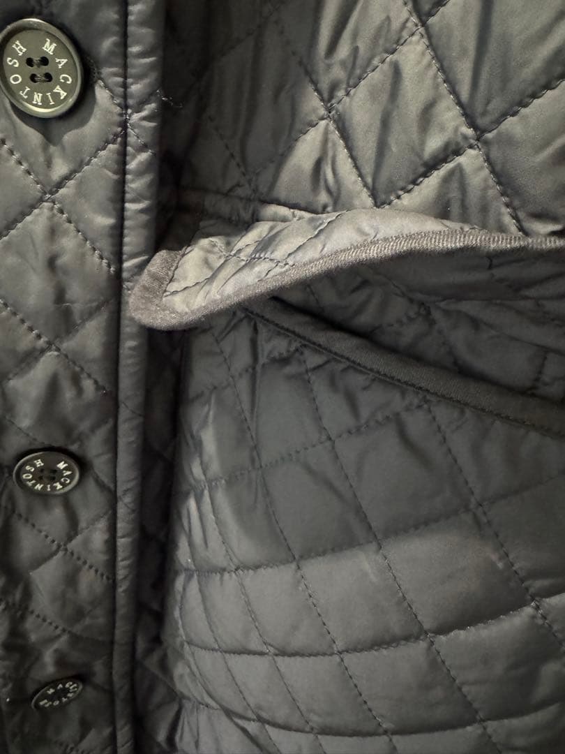 Macintosh マッキントッシュ　キルティング コート　裏ボア　サイズ42